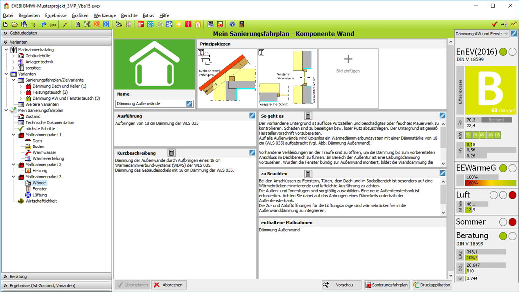Start des individuellen Sanierungsfahrplans