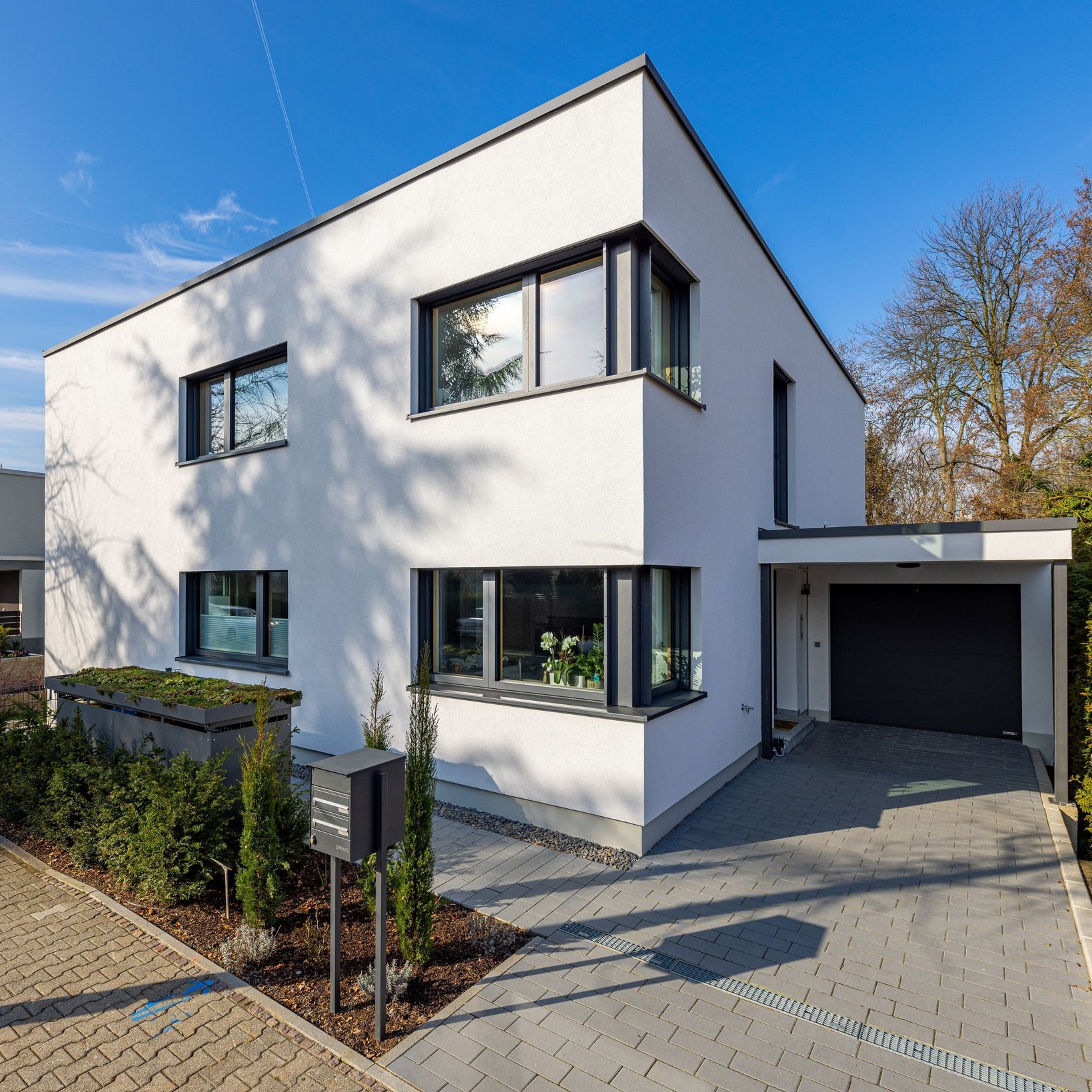 Gefördert von Pro Passivhaus: Zweifamilienhaus in Mannheim