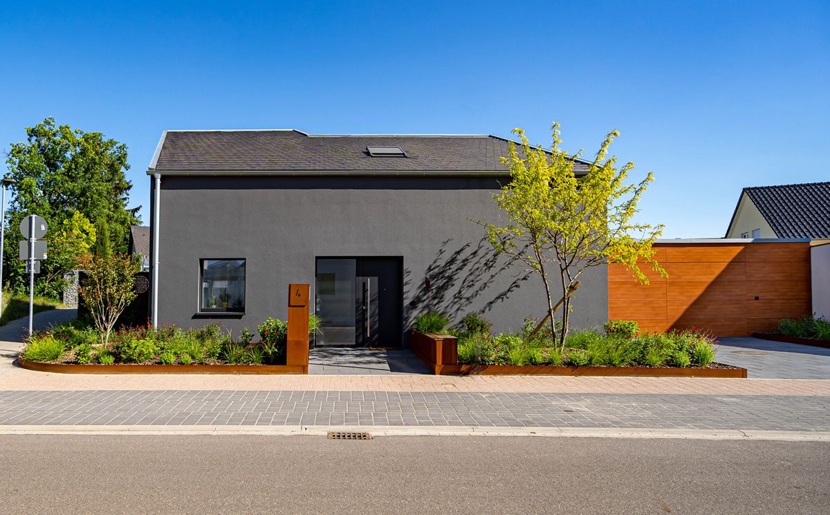 Neubau EFH-Passivhaus mit Garage