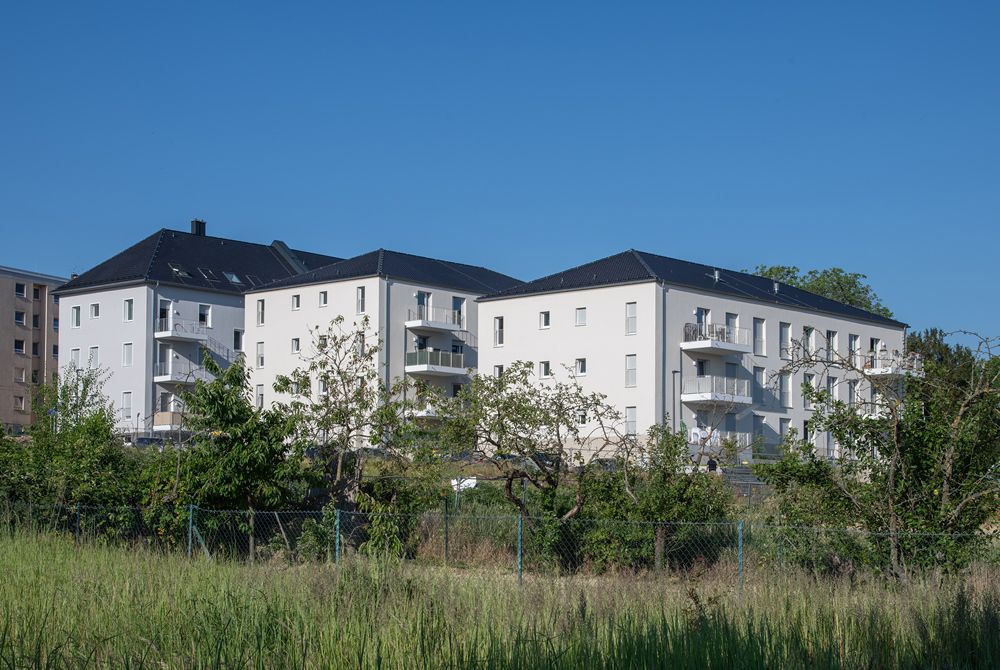 Neubau von drei Mehrfamilienhäusern in Frankfurt Oberrad